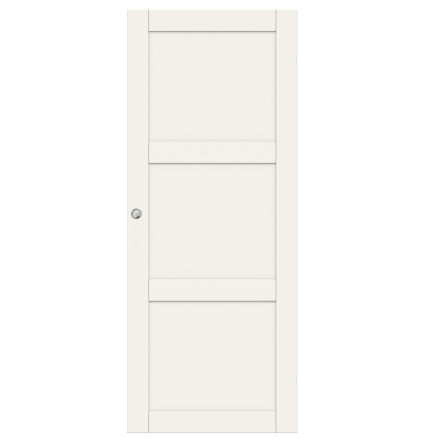 SKJUTDÖRR SWEDOOR PURITY 03L VIT UTANPÅLIGGANDE