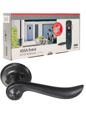 Beslagspaket (Monterad) ASSA 6638 BRUNOXID D12