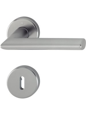 Handtagspaket Stockholm rostfri med nyckelskylt