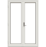 Helglasad Parfnsterdrr Nordan Ntech 3-glas Vit Aluminium