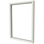 Fast Karm NorDan Ntech 3-glas Vit Aluminium