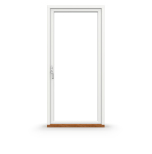 Helglasad Fnsterdrr Nordan Tanum 3-glas Vit Aluminium