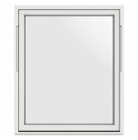 Vridfnster Elitfnster Original Alu 100 3-glas Vitlackerad Aluminium