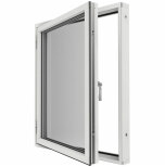 Sidohngt Elitfnster Original Alu 100 3-glas vitlackerad Aluminium