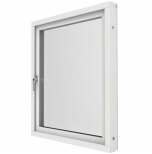 Sidohngt Elitfnster Original Alu 100 3-glas vitlackerad Aluminium