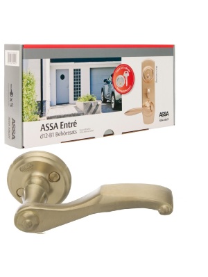 Beslagspaket (Monterad) ASSA 1927 MATTBORSTAD M�SSING