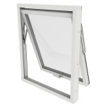 Vridfnster Outline 3-Glas Vitmlat Tr Express