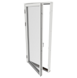 Helglasad Fnsterdrr Outline 3-Glas Vitmlat Tr Express