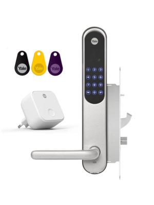Yale Doorman (Monterat) Yale Doorman V2N Silver Inkl. Mobilstyrning