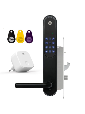 Yale Doorman (Monterat) Yale Doorman V2N Svart Inkl. Mobilstyrning