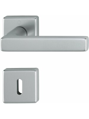 Handtagspaket Dallas rostfri med nyckelskylt