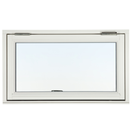 �verkantsh�ngt F�nster Svenska F�nster Rak Profil 3-glas Vitm�lat Tr�