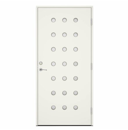 Ytterdörr Swedoor Statement Vibe Klarglas Vit