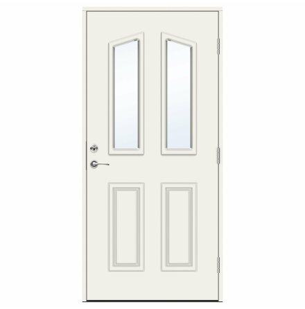 Ytterd�rr Swedoor Classic Rossini Klartglas Vit