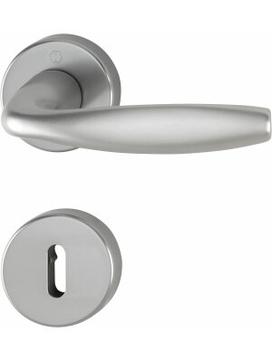 Handtagspaket New York rostfri med nyckelskylt