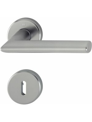 Handtagspaket Stockholm rostfri med nyckelskylt