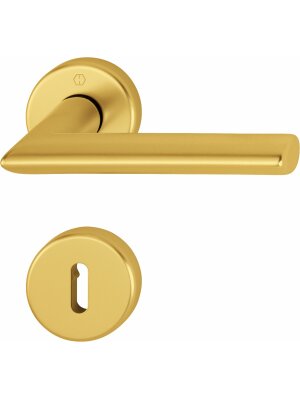 Handtagspaket Stockholm guld med nyckelskylt