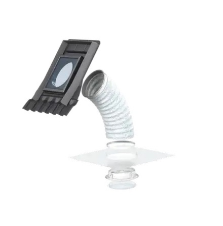 Ljustunnel TWF Velux Flex-r�r Profilerat Sluttande Tak