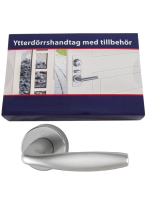 Beslagspaket (Monterad) Hoppe NewYork Silver