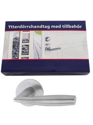 Beslagspaket (Monterad) Hoppe Vitoria Rostfri