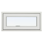 TOPTURN FNSTER SVENSKA FNSTER RAK PROFIL 3-GLAS VITLACKERAD ALUMINIUM