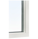 FAST FNSTER SVENSKA FNSTER RUND PROFIL 3-GLAS VIT ALUMINIUM