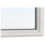 FAST FNSTER SVENSKA FNSTER RUND PROFIL 3-GLAS VIT ALUMINIUM