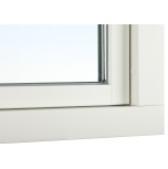 SIDESWING FNSTER SVENSKA FNSTER RAK PROFIL 3-GLAS VIT ALUMINIUM