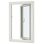 SIDOHNGT 1-LUFT FNSTER SVENSKA FNSTER RAK PROFIL INTGENDE 3-GLAS ALUMINIUM