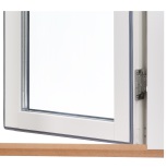 HELGLASAD FNSTERDRR SVENSKA FNSTER RAK PROFIL 3-GLAS VIT ALUMINIUM