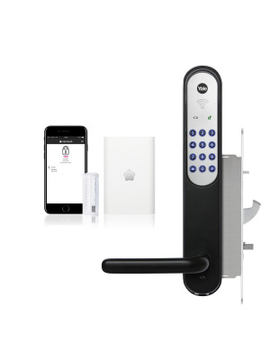 Yale Doorman (Omonterat) Yale Doorman V2N Svart Inkl. Mobilstyrning