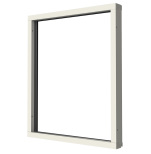 Fast Fnster Elitfnster Vision 3-glas Vitlackerad Aluminium