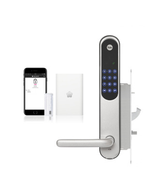 Yale Doorman (Omonterat) Yale Doorman V2N Silver Inkl. Mobilstyrning