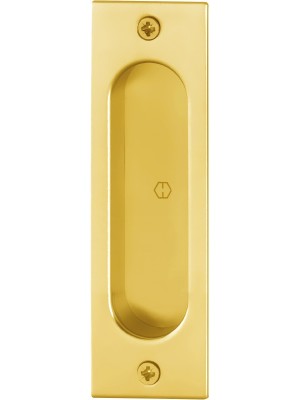 Byte av sklhandtag Fyrkantiga gold look (Monterade)